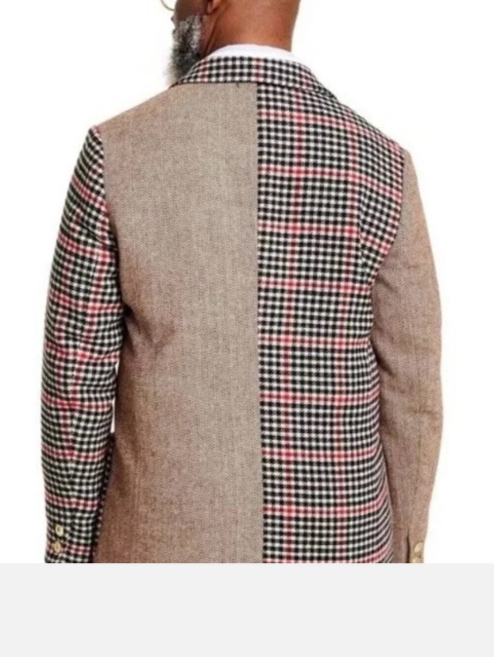 Rowing Blazers Tan and Multicolor Plaid Sport Jacket Suit XXL Wool Blend - Picture 5 of 13